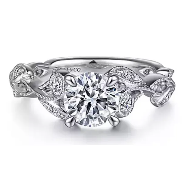 White Gold Floral Ring Rasmussen Jewelers Spanish Fork, UT