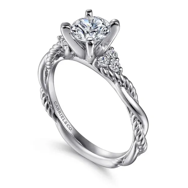 White Gold Engagement Ring Image 2 Rasmussen Jewelers Spanish Fork, UT