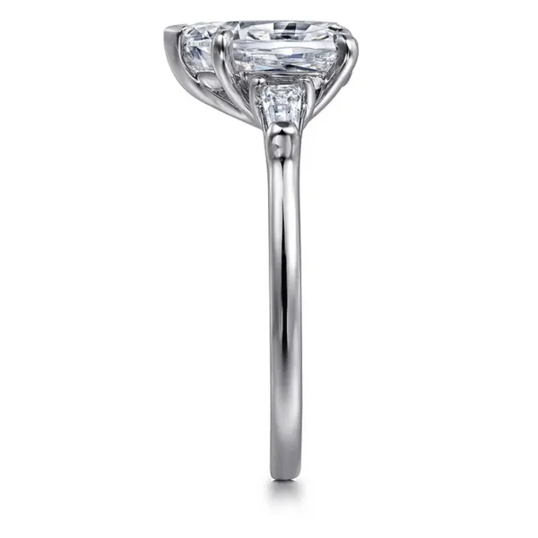 White Gold Three Stone Pear Ring Image 5 Rasmussen Jewelers Spanish Fork, UT