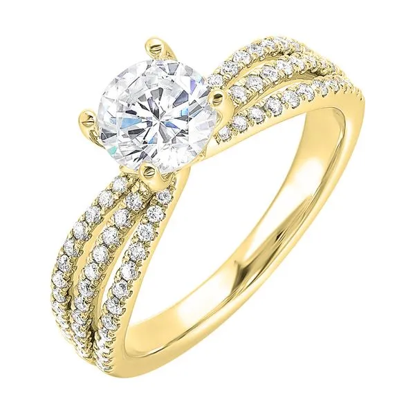 Round Split Band Diamond Ring Rasmussen Jewelers Spanish Fork, UT