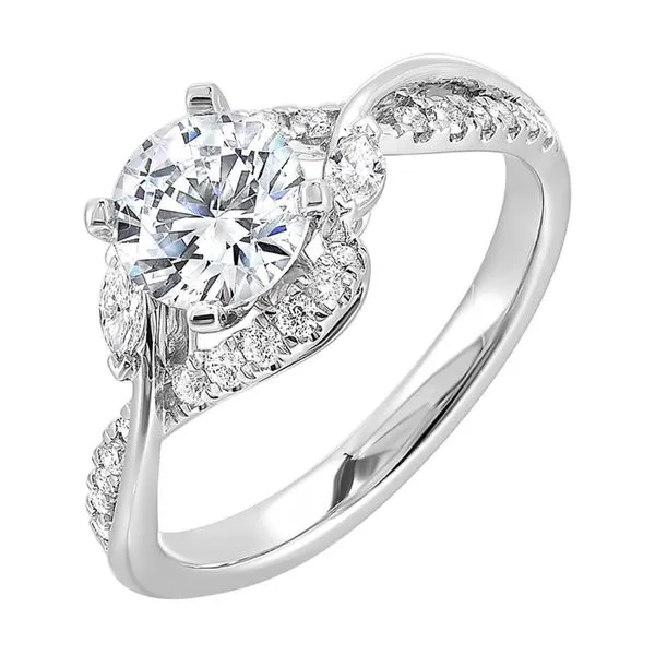Round White Diamond Ring Rasmussen Jewelers Spanish Fork, UT