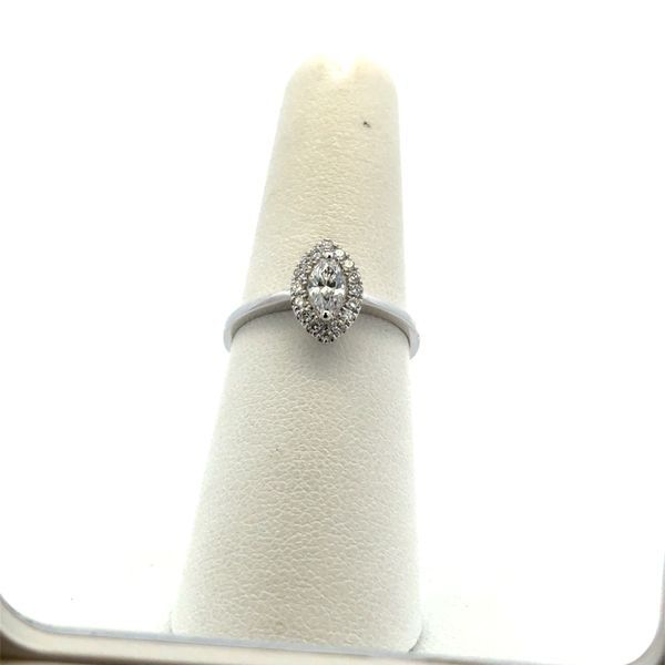 Marquise Halo Engagement Ring Rasmussen Jewelers Spanish Fork, UT