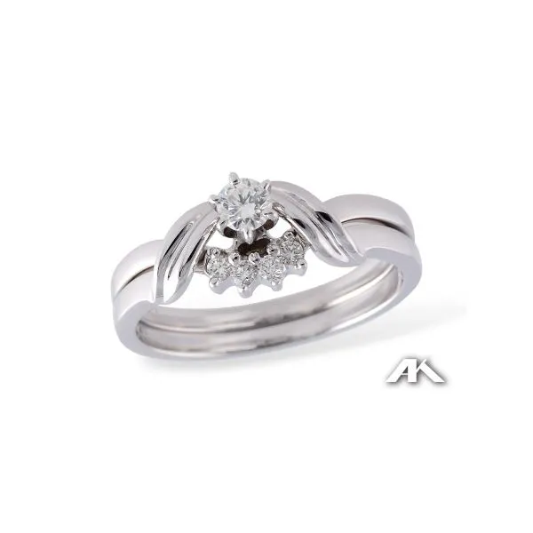 White Gold Diamond Wedding Set Rasmussen Jewelers Spanish Fork, UT