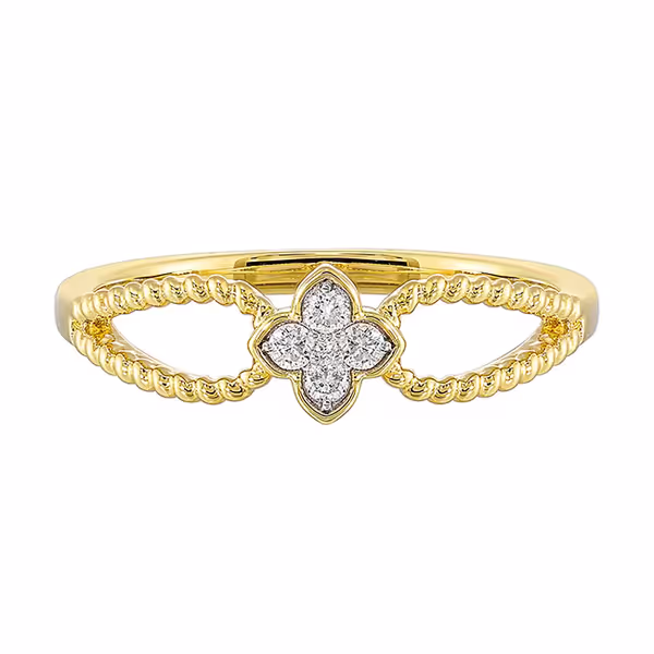 Rope Clover Diamond Fashion Ring Rasmussen Jewelers Spanish Fork, UT