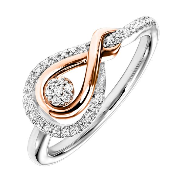 Sterling Silver and Gold Diamond Ring Rasmussen Jewelers Spanish Fork, UT