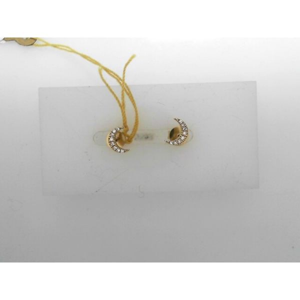Diamond Moon Shape Studs Rasmussen Jewelers Spanish Fork, UT