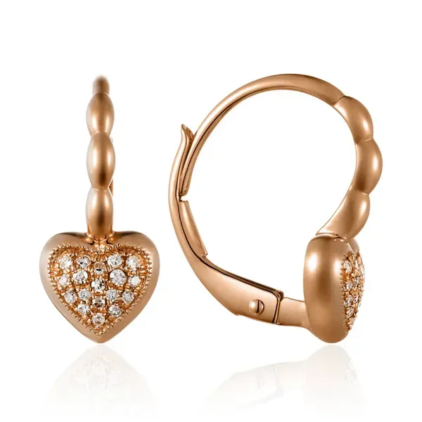 Heart Leverback Earrings Rasmussen Jewelers Spanish Fork, UT