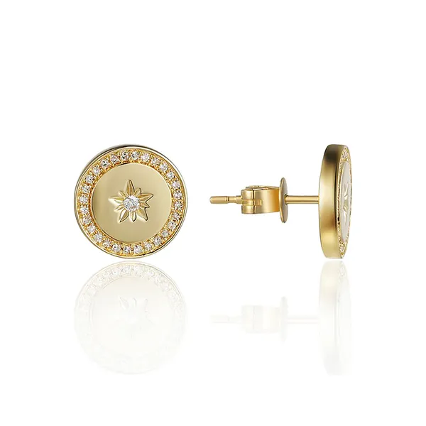Star Disc Post Earrings Rasmussen Jewelers Spanish Fork, UT