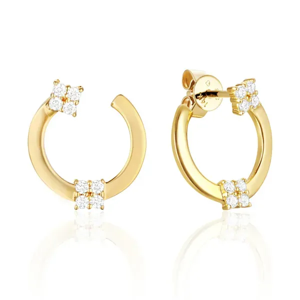 Open Circle Floral Studs Rasmussen Jewelers Spanish Fork, UT