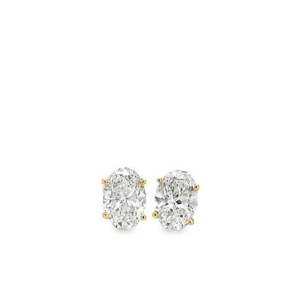Oval Lab Diamond Earrings Rasmussen Jewelers Spanish Fork, UT