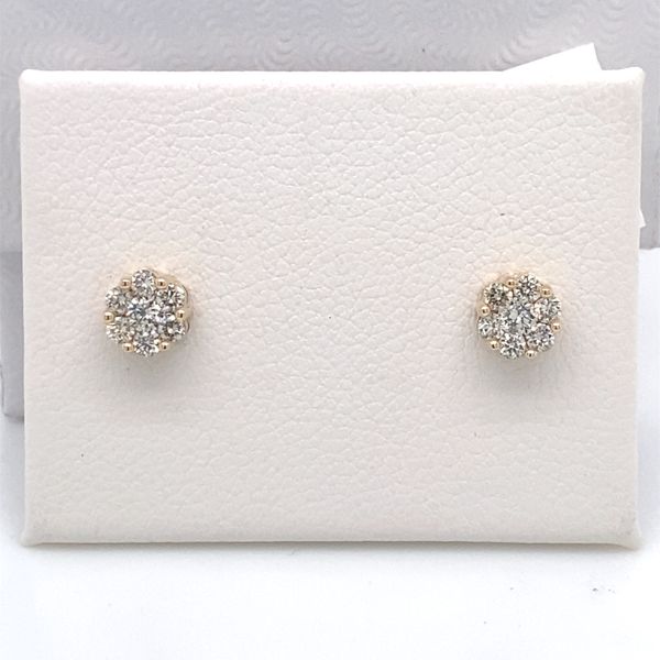 Diamond Cluster Earrings Rasmussen Jewelers Spanish Fork, UT