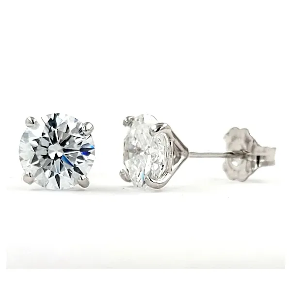 Diamond Round Earrings Rasmussen Jewelers Spanish Fork, UT