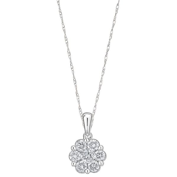 Diamond Flower Cluster Pendant Rasmussen Jewelers Spanish Fork, UT