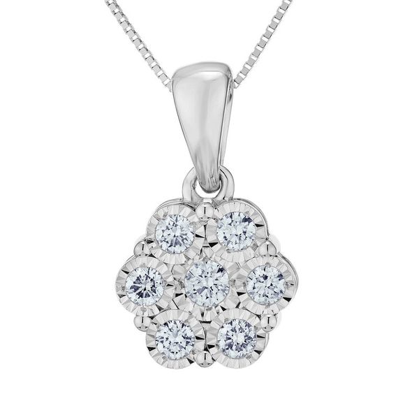 Diamond Flower Cluster Pendant Rasmussen Jewelers Spanish Fork, UT