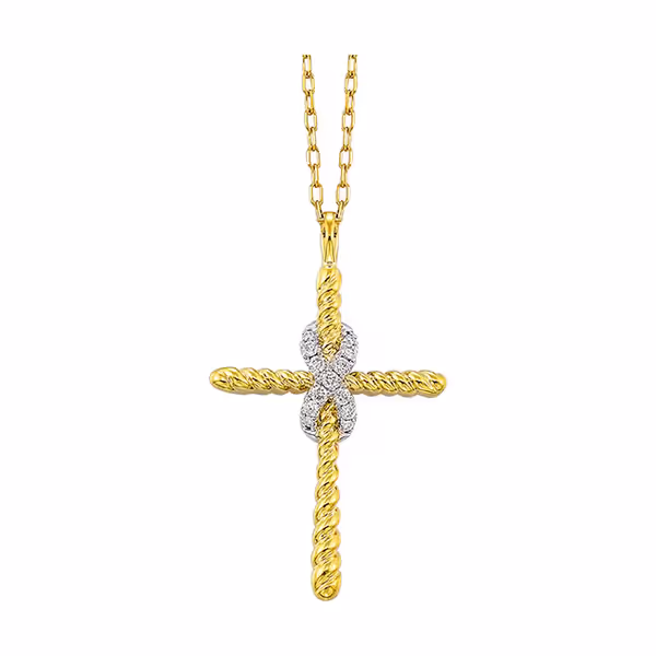 Cross With Diamond Pendant Rasmussen Jewelers Spanish Fork, UT