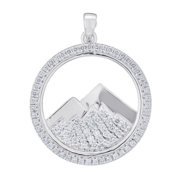Mountain and Diamond Pendant Rasmussen Jewelers Spanish Fork, UT