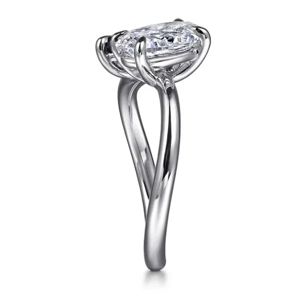 White Gold Two Stone Ring Image 4 Rasmussen Jewelers Spanish Fork, UT