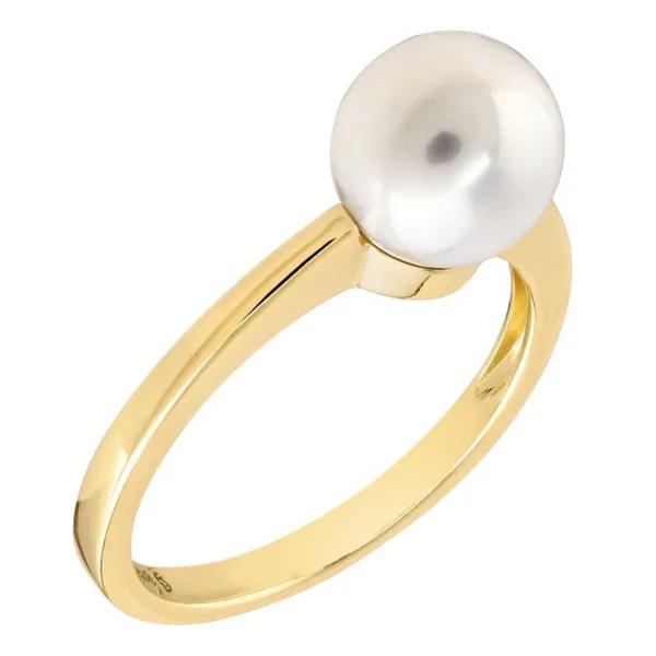 Timeless Yellow Gold Pearl Ring Image 2 Rasmussen Jewelers Spanish Fork, UT
