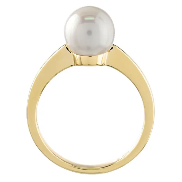 Timeless Yellow Gold Pearl Ring Image 3 Rasmussen Jewelers Spanish Fork, UT