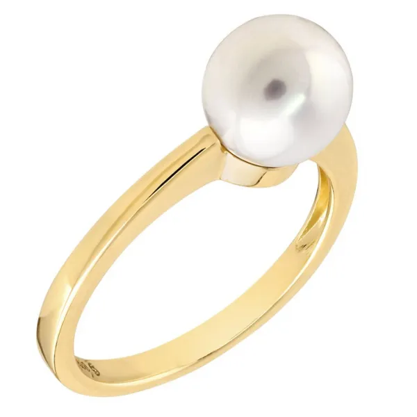 Timeless Yellow Gold Pearl Ring Image 2 Rasmussen Jewelers Spanish Fork, UT