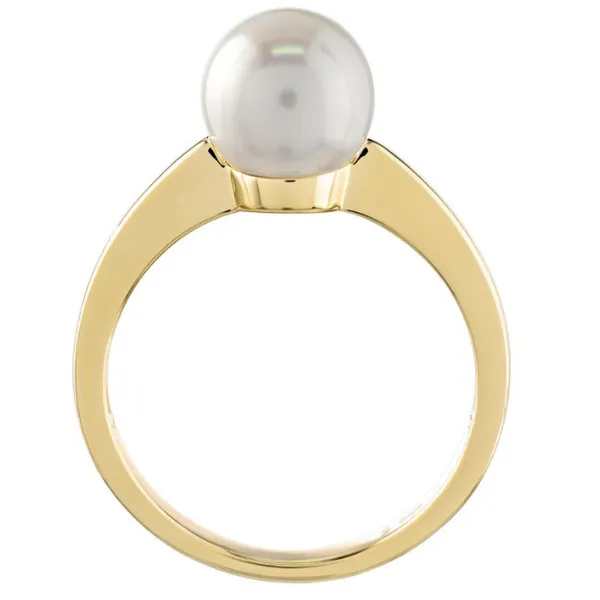 Timeless Yellow Gold Pearl Ring Image 3 Rasmussen Jewelers Spanish Fork, UT