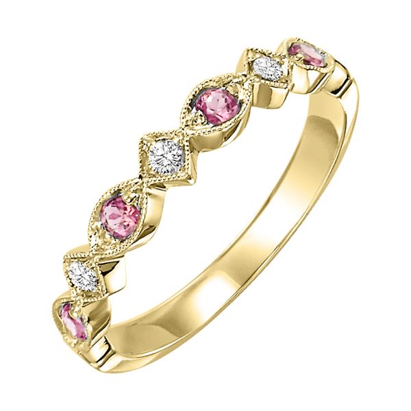 Pink Tourmaline and Diamond Ring Rasmussen Jewelers Spanish Fork, UT