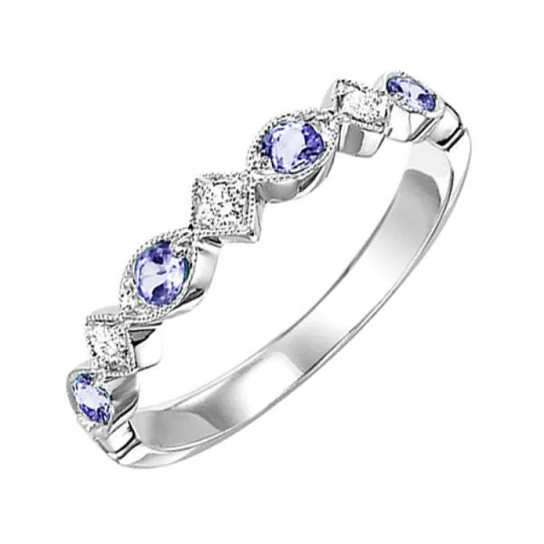 White Gold Diamond And Alexandrite Ring Rasmussen Jewelers Spanish Fork, UT