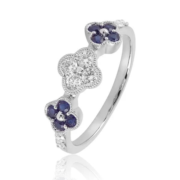 Sapphire and Diamond Ring Rasmussen Jewelers Spanish Fork, UT