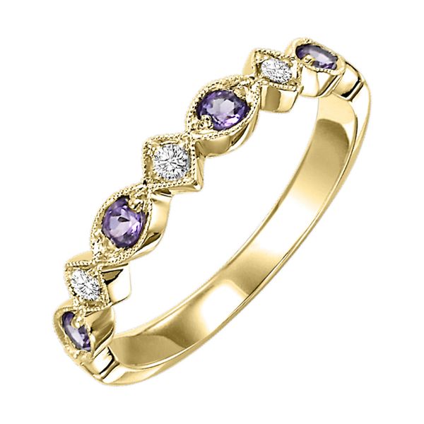 Amethyst and Diamond Ring Rasmussen Jewelers Spanish Fork, UT