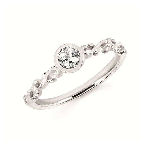White Sapphire Fashion Ring Rasmussen Jewelers Spanish Fork, UT