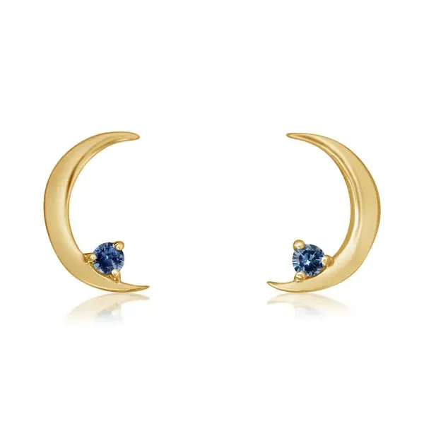 Montana Sapphire Moon Earrings Rasmussen Jewelers Spanish Fork, UT