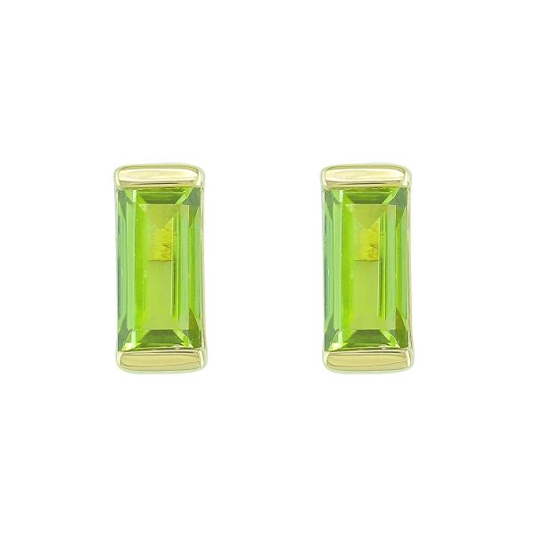 Peridot Bagette Earrings Rasmussen Jewelers Spanish Fork, UT