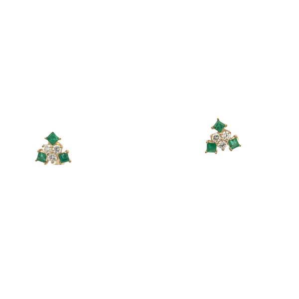 Emerald and Diamond Earrings Rasmussen Jewelers Spanish Fork, UT