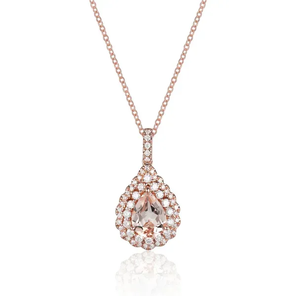 Double Halo Teardrop Pendant Rasmussen Jewelers Spanish Fork, UT