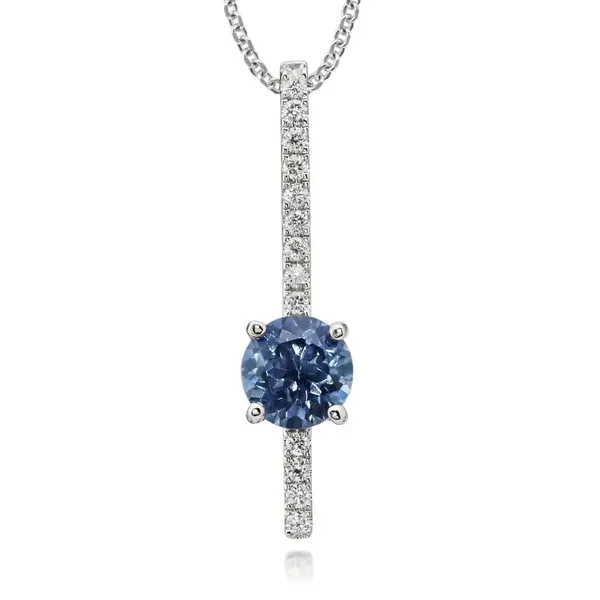 Montana Sapphire/Diamond Pendant Rasmussen Jewelers Spanish Fork, UT