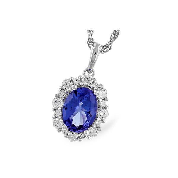 Tanzanite and Diamond Pendant Rasmussen Jewelers Spanish Fork, UT