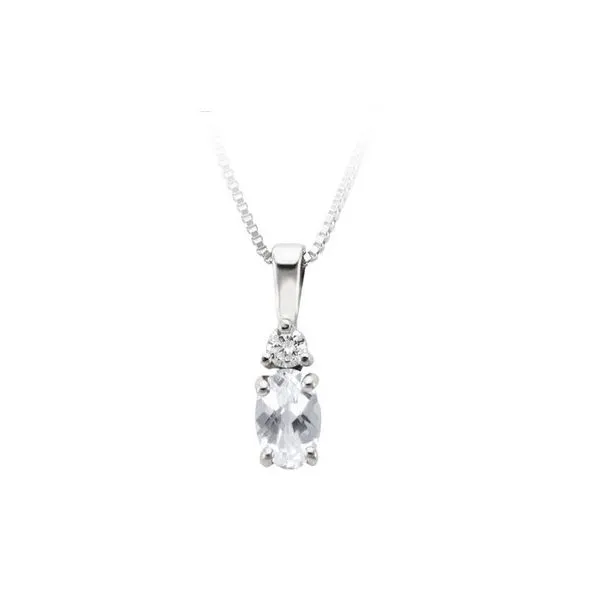 White Topaz Pendant Rasmussen Jewelers Spanish Fork, UT