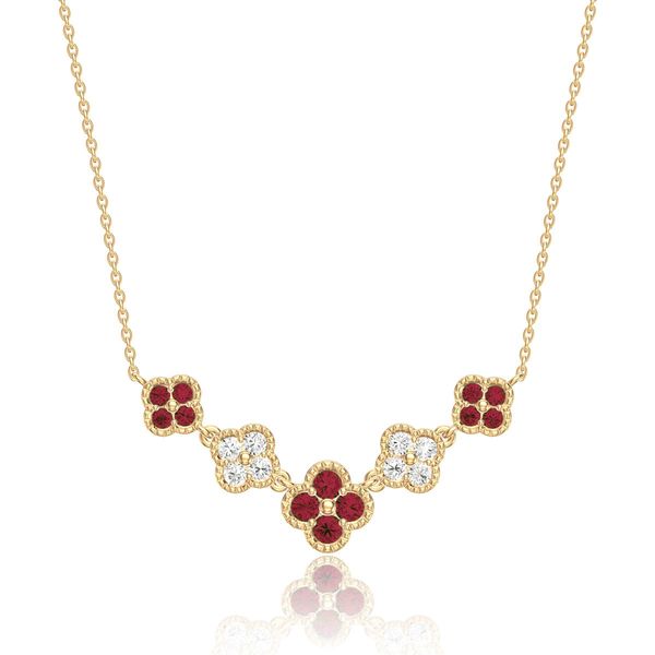 Ruby and Diamond Necklace Rasmussen Jewelers Spanish Fork, UT