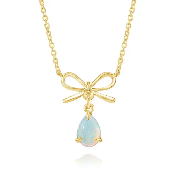 Australian Opal Bow Neckpiece Rasmussen Jewelers Spanish Fork, UT