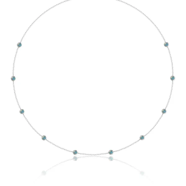 Opal Bezel Necklace Rasmussen Jewelers Spanish Fork, UT