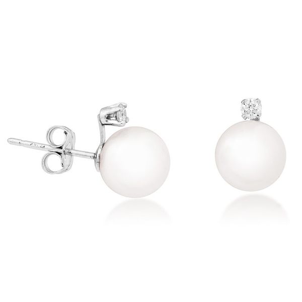 Freshwater Pearl with Diamonds Rasmussen Jewelers Spanish Fork, UT