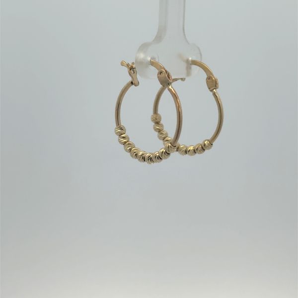 20mm Beaded Hoop Earrings Rasmussen Jewelers Spanish Fork, UT