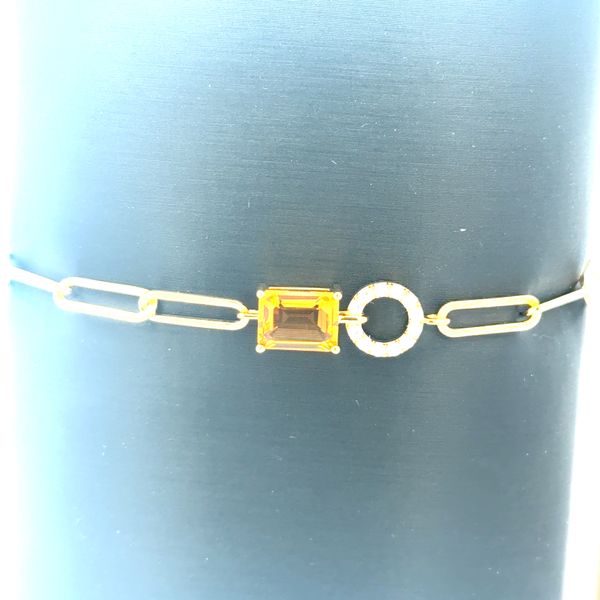 Lab Diamond and Citrine Bracelet Rasmussen Jewelers Spanish Fork, UT