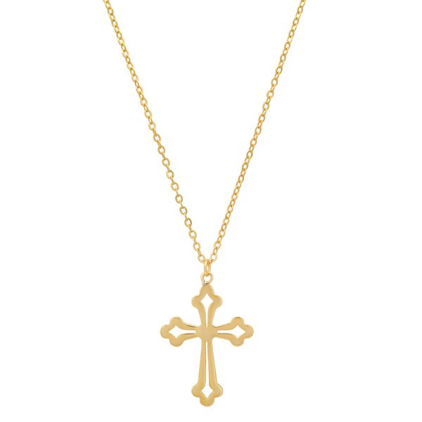 Sterling Silver Gold Plated Cross Pendant Rasmussen Jewelers Spanish Fork, UT