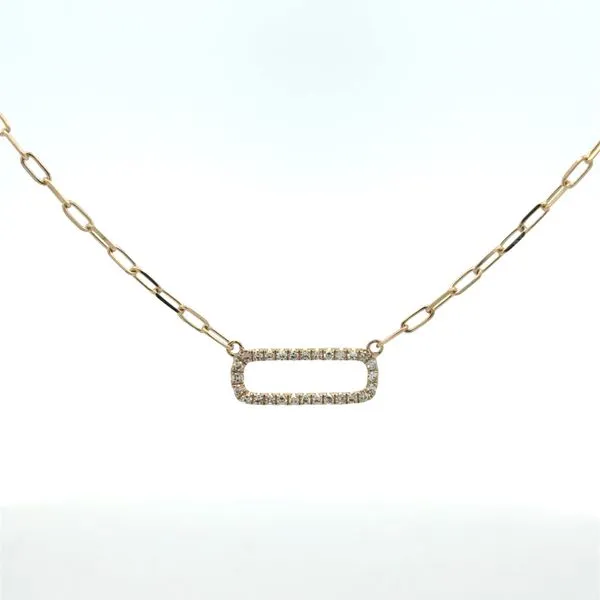 Yellow Diamond Paperclip Necklace Rasmussen Jewelers Spanish Fork, UT