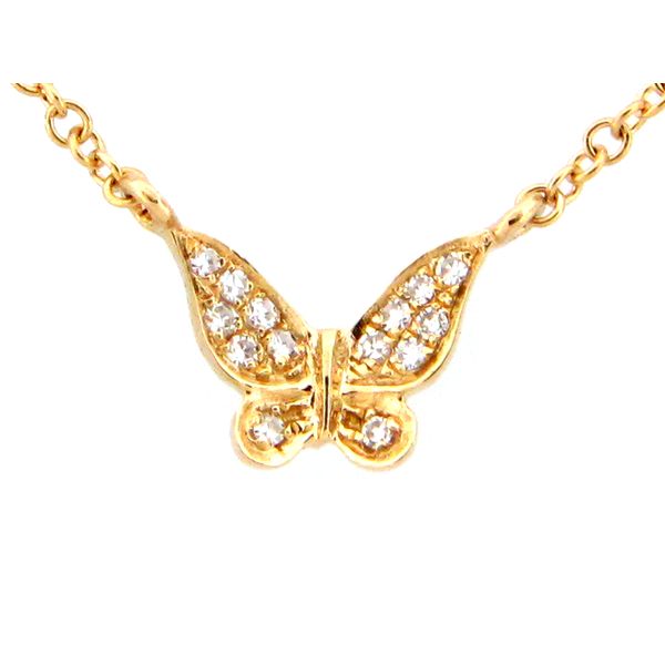 Diamond Butterfly Necklace Rasmussen Jewelers Spanish Fork, UT