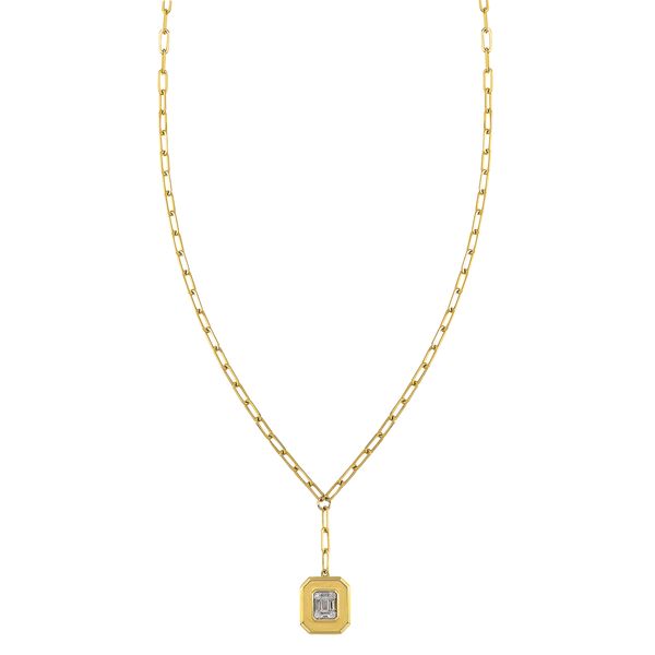 Diamond Composite Paperclip Necklace Rasmussen Jewelers Spanish Fork, UT
