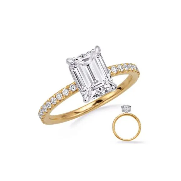 Classic Emerald-Cut Diamond Semi-Mount Ring Redlands Jewelers Redlands, CA