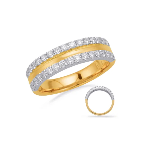 Two-Tone Diamond Band Redlands Jewelers Redlands, CA