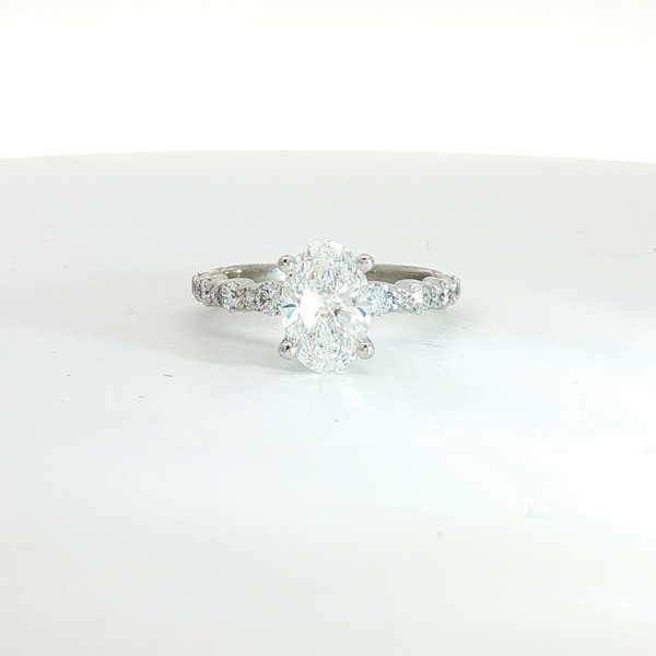 Oval Cut Lab Grown Diamond Engagement Ring Redlands Jewelers Redlands, CA